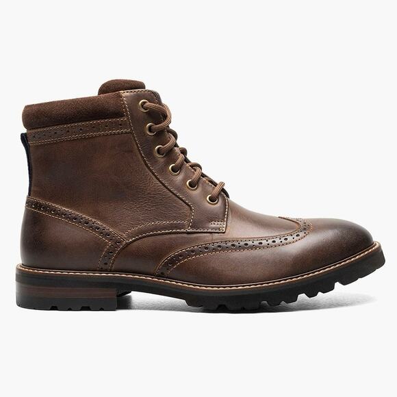 Florsheim Other - NEW Florsheim Brown Renegade Wingtip Oxford Boot Men's Size 9